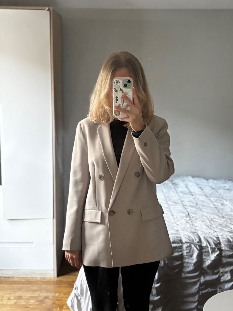 Beige Blazer Caroll 