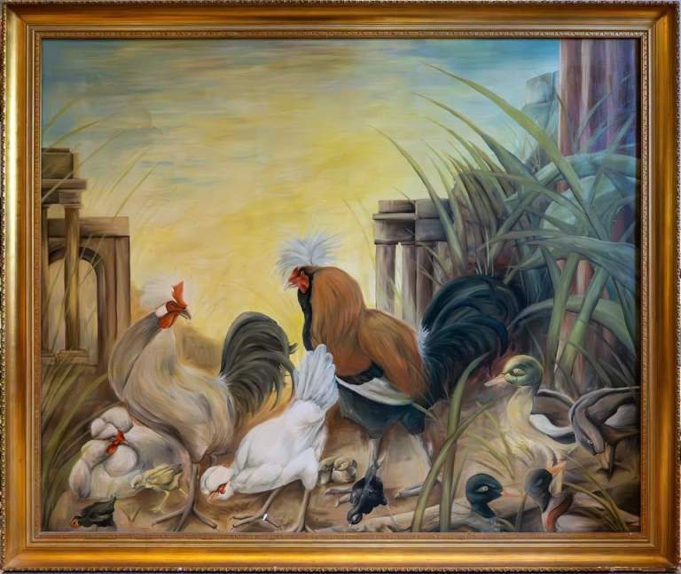 Early work by Renowned Scottish Artist EDWARD HASELL MCCOSH Signed Contemporary Oil Painting