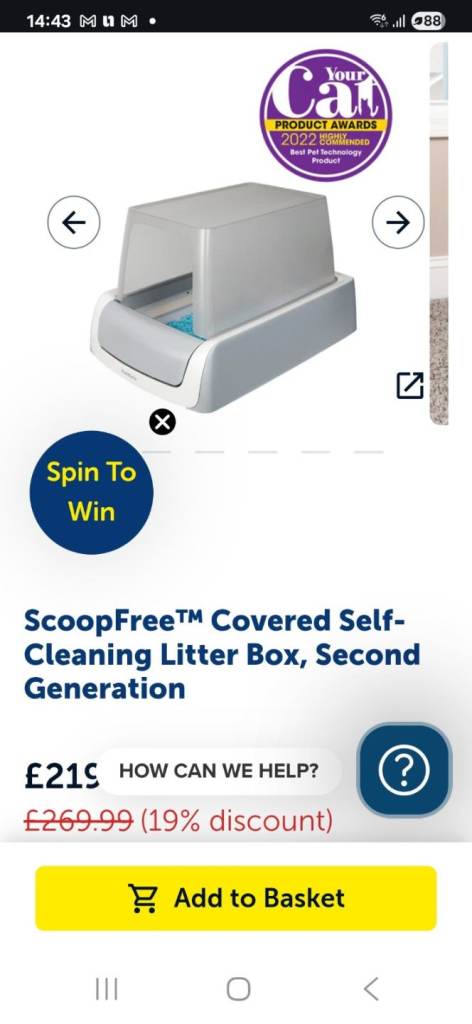 ScoopFree™ Covered Self-Cleaning Litter Box