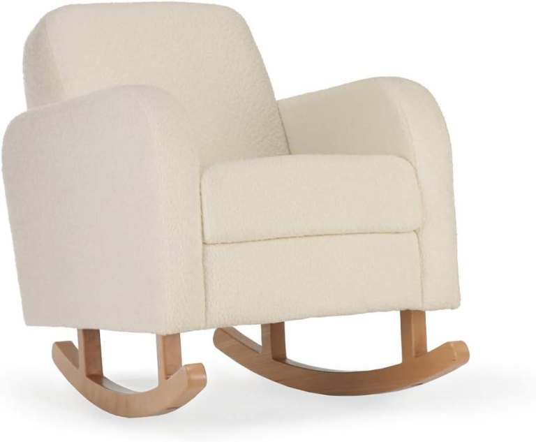 CuddleCo Etta Nursing Chair – Boucle, Off‑White