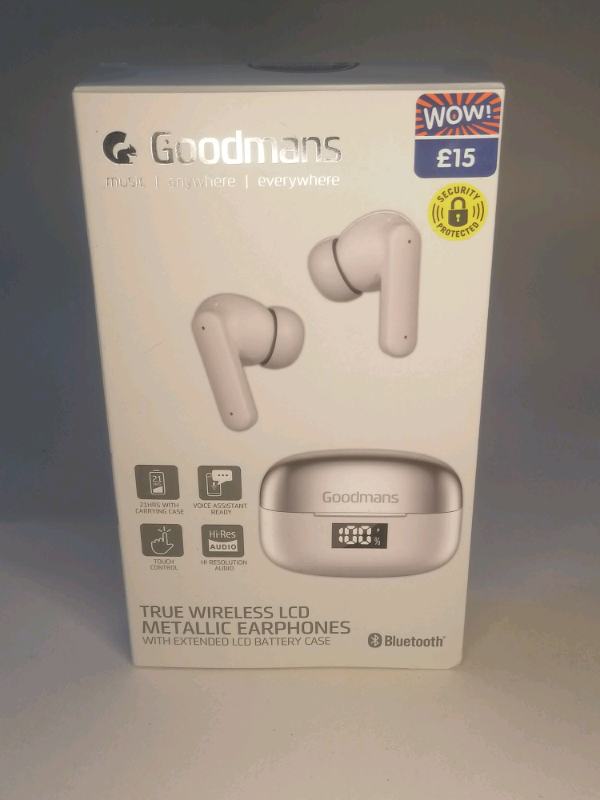 Metalic LCD Earphones. Brand new. 