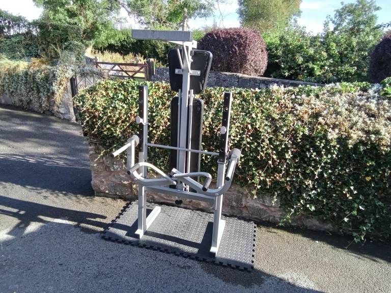 York Weight Bench with Butterfly and Lat Pull Down with Attachments
