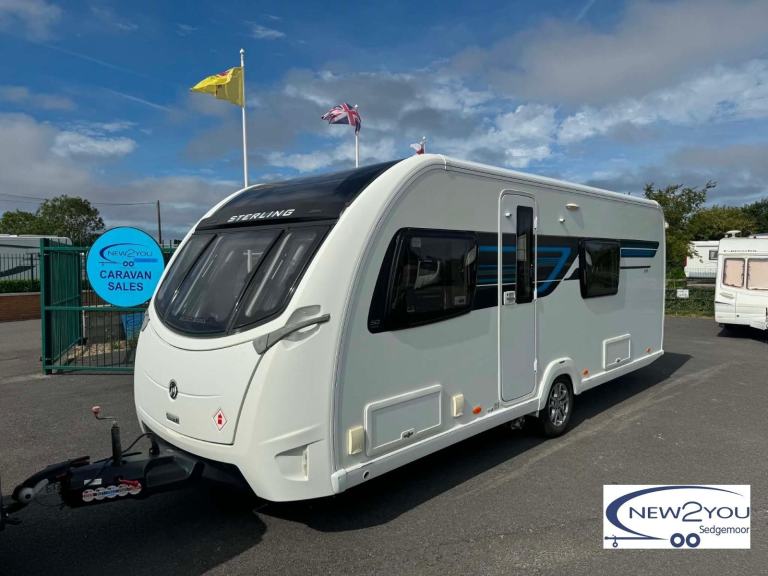 2015 Sterling Continental 570 4 Berth FIXED BED Caravan - STOCK J049
