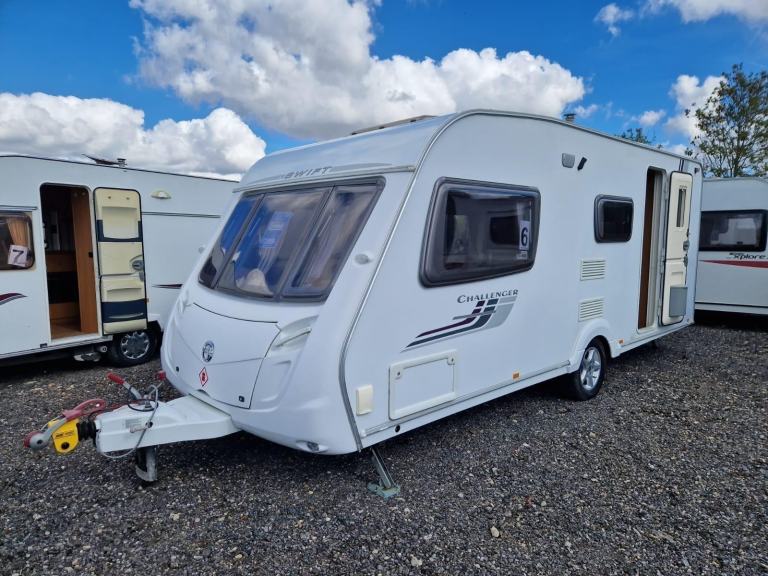 2008 Swift Challenger 530 Single Axle 4 Berth Large Rear Bathroom Bunk Bed