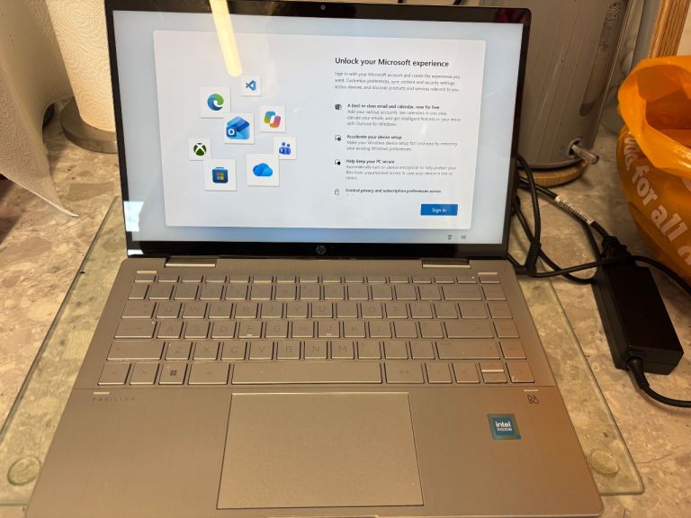 HP Pavilion x360 Laptop – Silver, As Good As New