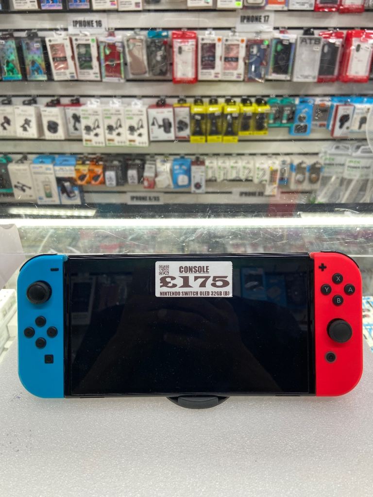 Nintendo Switch Console - Red & Blue Joy-Cons, Good Condition