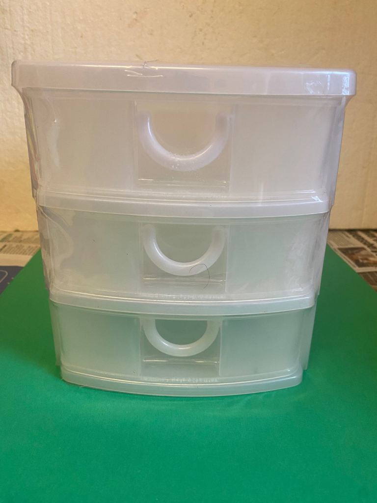 3 drawers storage box . 