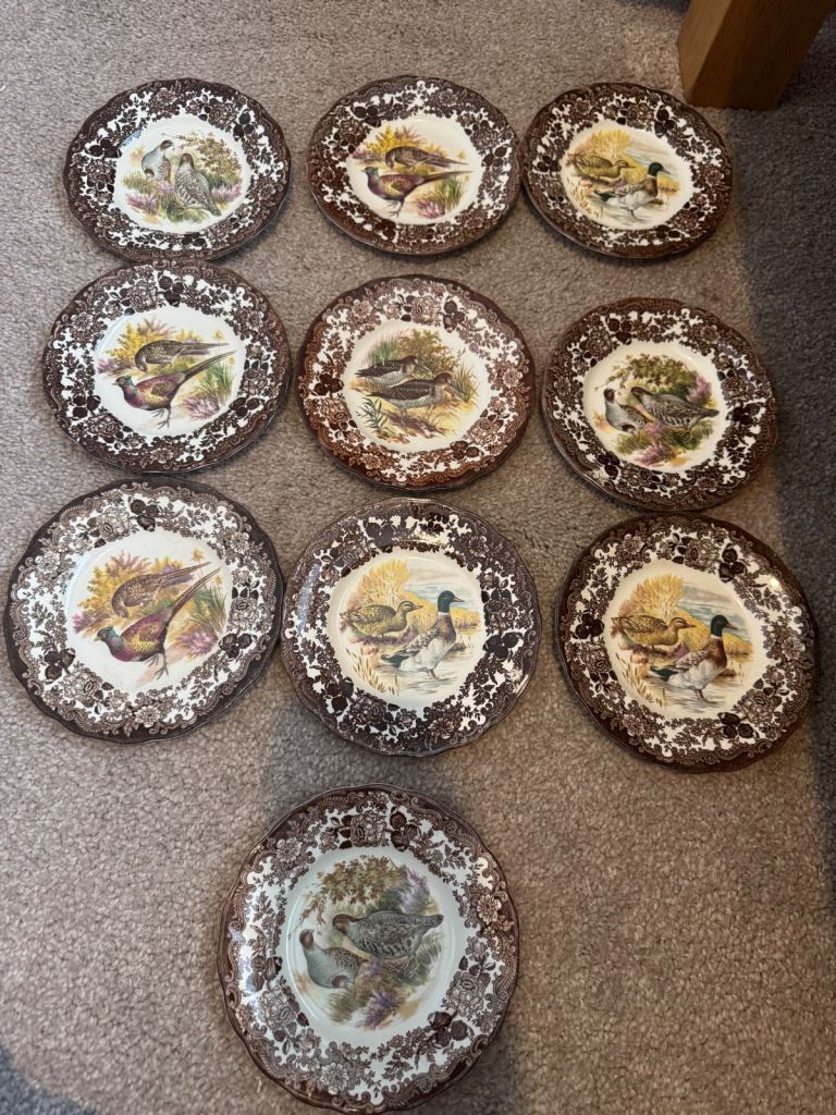 Palissy game series side plates 