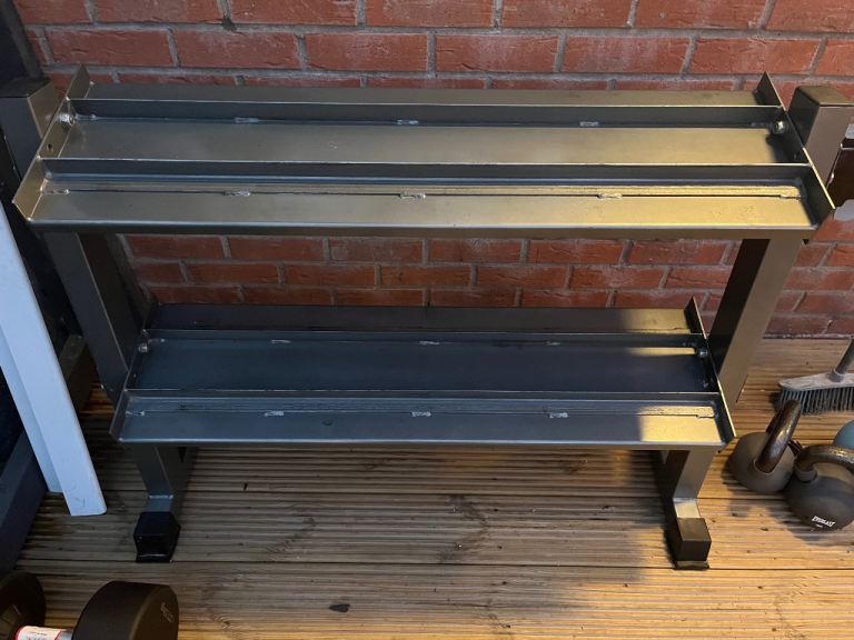 Very Heavy Duty - Bodymax CF496 Dumbbell/Kettlebell Rack