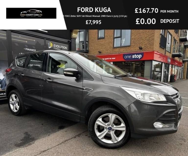 2016 Ford Kuga 2.0 TDCi 150 Zetec 5dr 2WD HATCHBACK DIESEL Manual