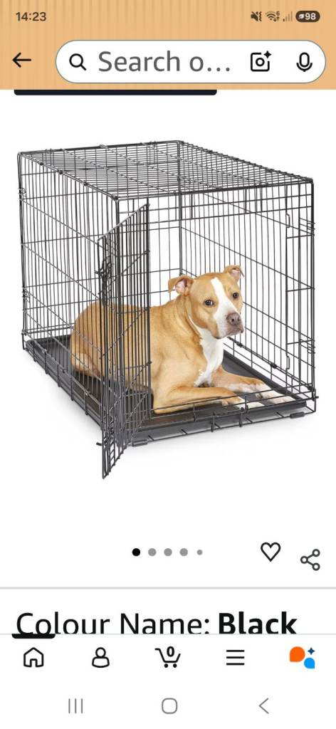Single door dog crate