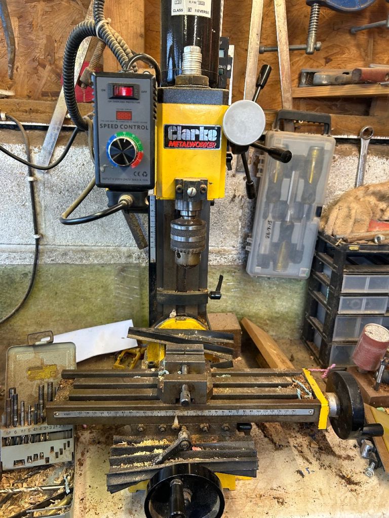 Small Clark milling machine