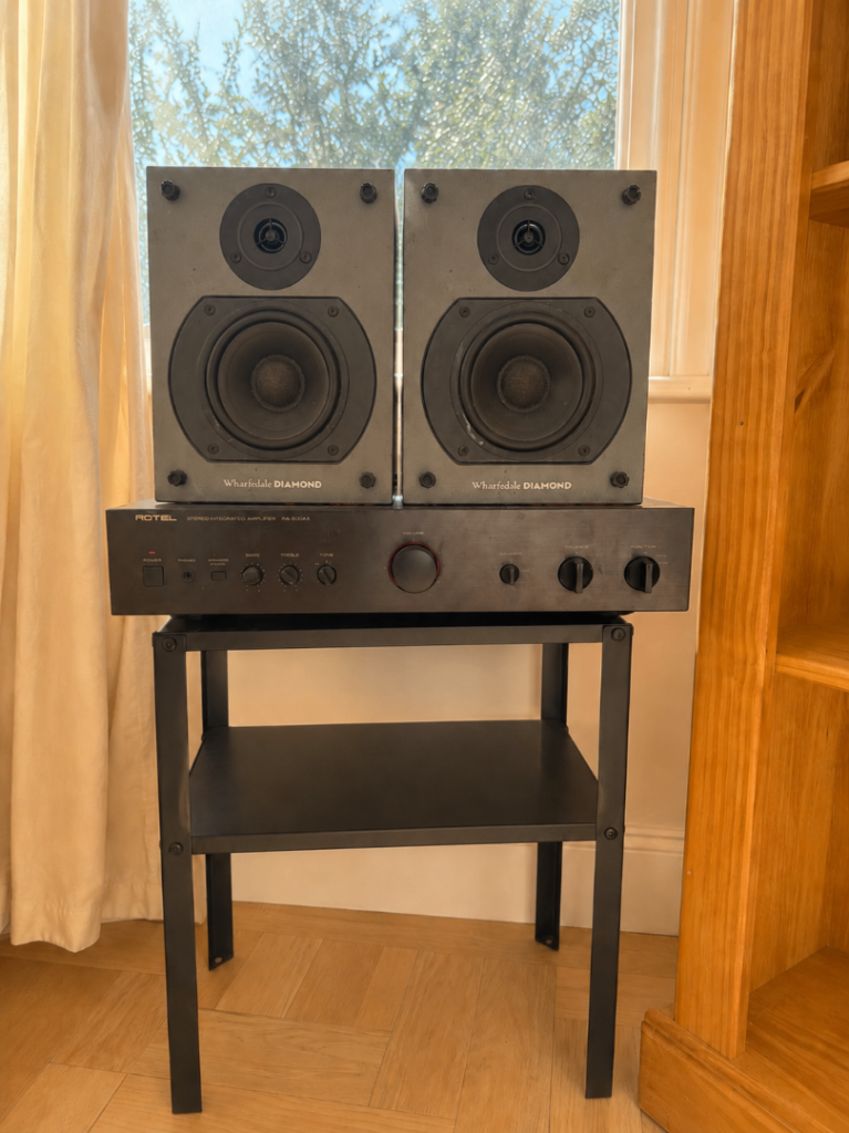 Wharfedale speakers + Rotel amp + stand + Bluetooth adapter — intermittent issue