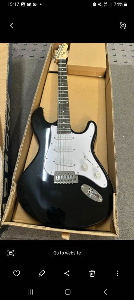 Electric Guitar - Black, Good Condition