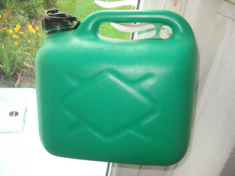 Five Litre Plastic Petrol Can for Only £3.00
