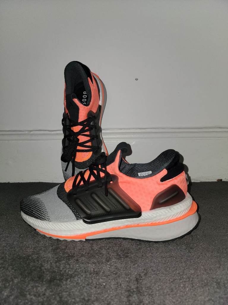 Adidas Ultraboost Trainers UK 10.5 – Orange and Grey