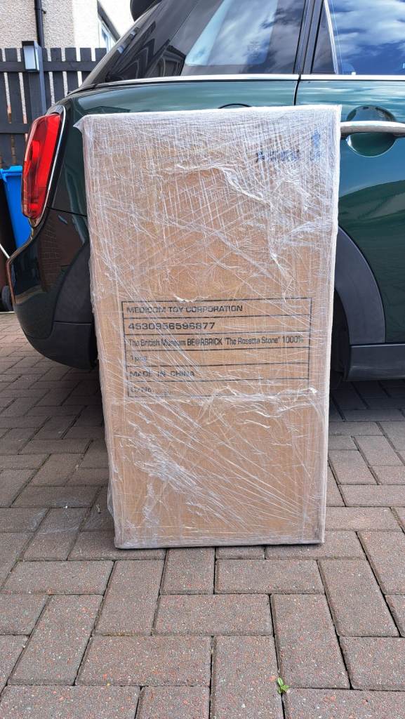 The British Museum BEARBRICK 1000% The Rosetta Stone Medicom 