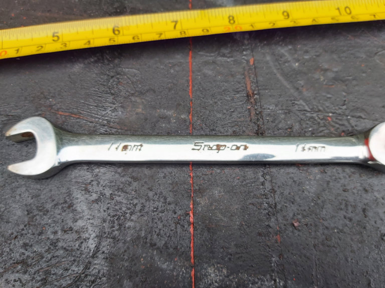 SNAP-ON 11 mm 6-Point Metric Open-End/ Flare Nut Spanner Wrench RXSM11B