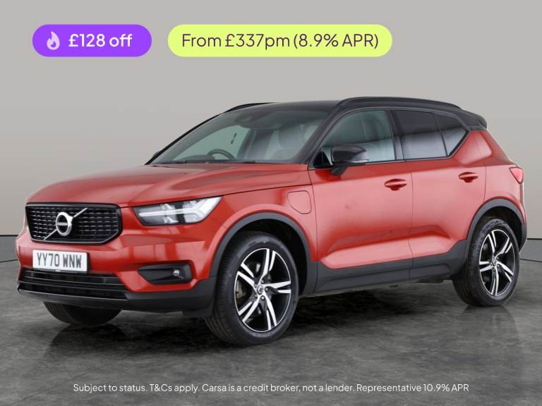 2021 Volvo XC40 1.5h T5 Twin Engine Recharge 10.7kWh R-Design SUV 5dr Petrol Plug-in Hybrid Suv P...