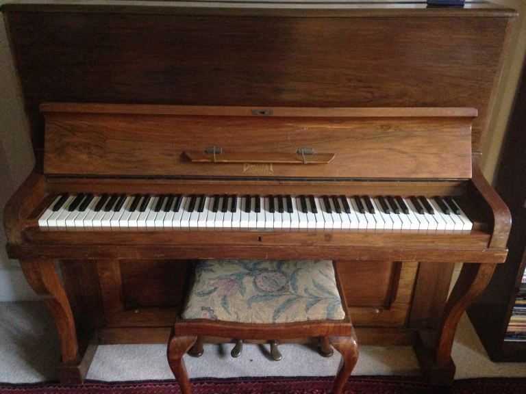 Free upright piano & stool 