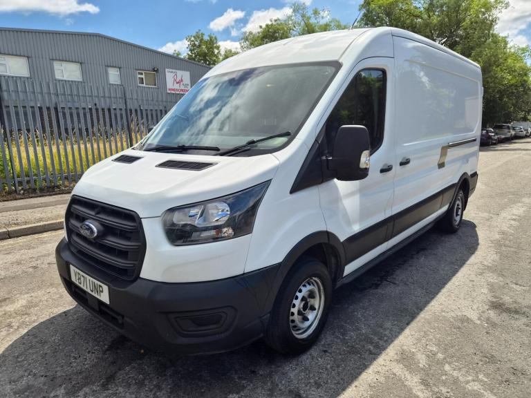 2022 FORD TRANSIT 2.0 EcoBlue 130ps H2 Leader Van White Damaged Repaired