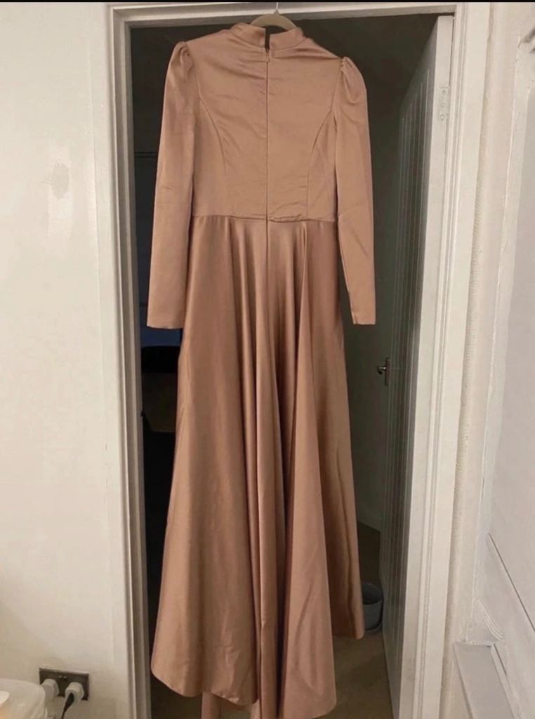 Aslan Polat Evening Dress – Pink, Size 38, As Good As New
