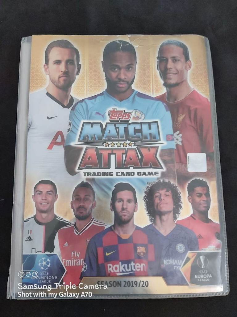 Match attax trading card book
