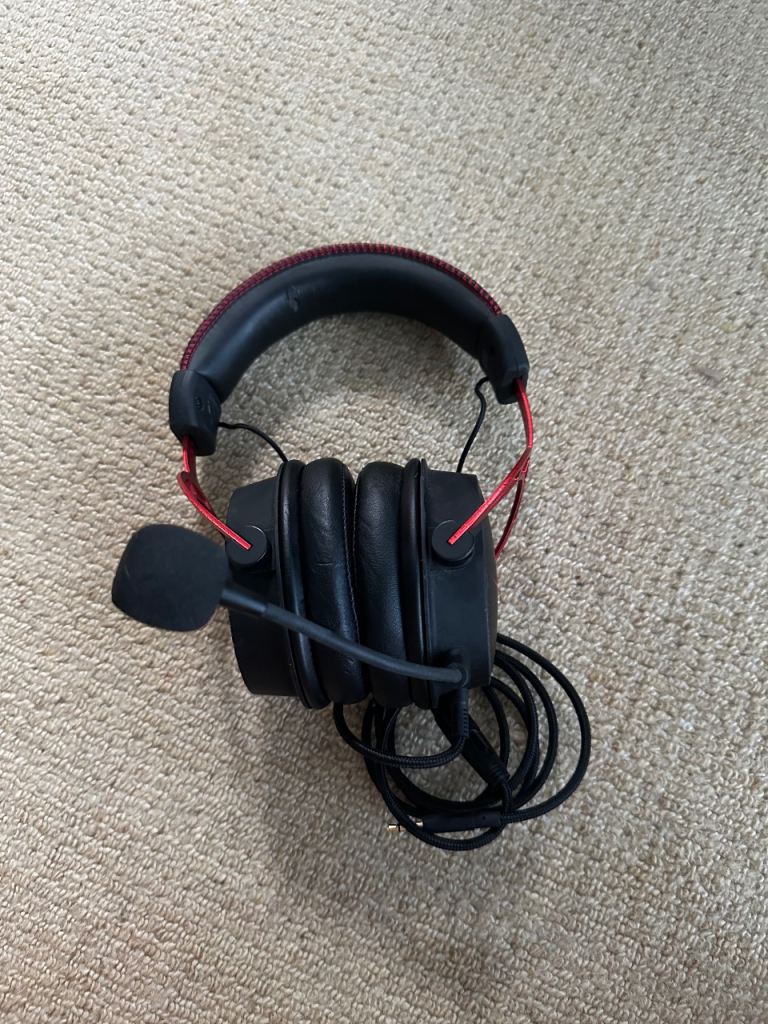 HyperX Cloud II Gaming Headset with Microphone – Black and Red