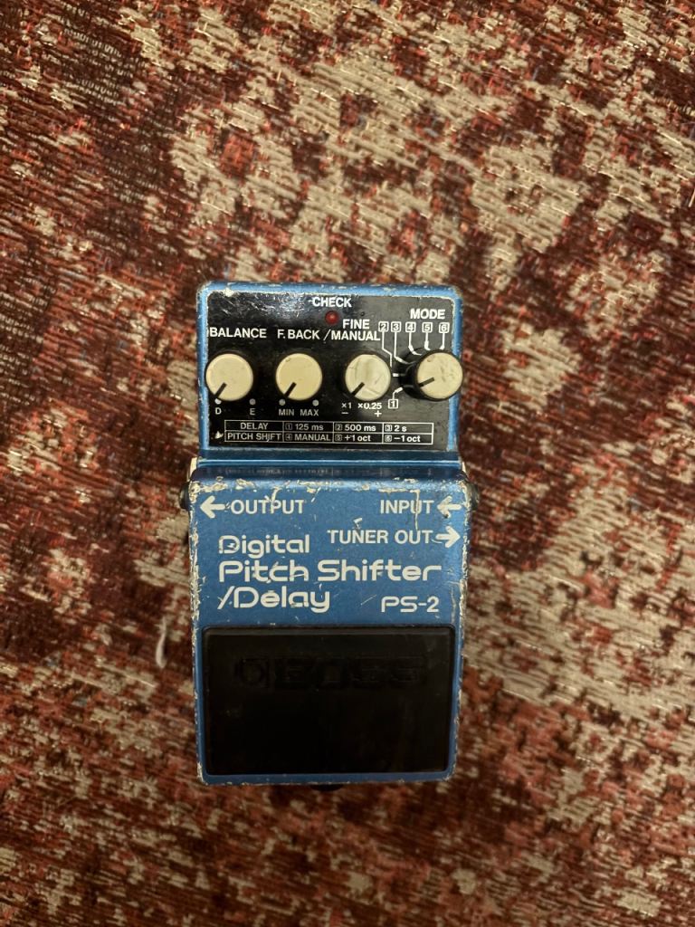 Boss ps2 pitch shifter/delay