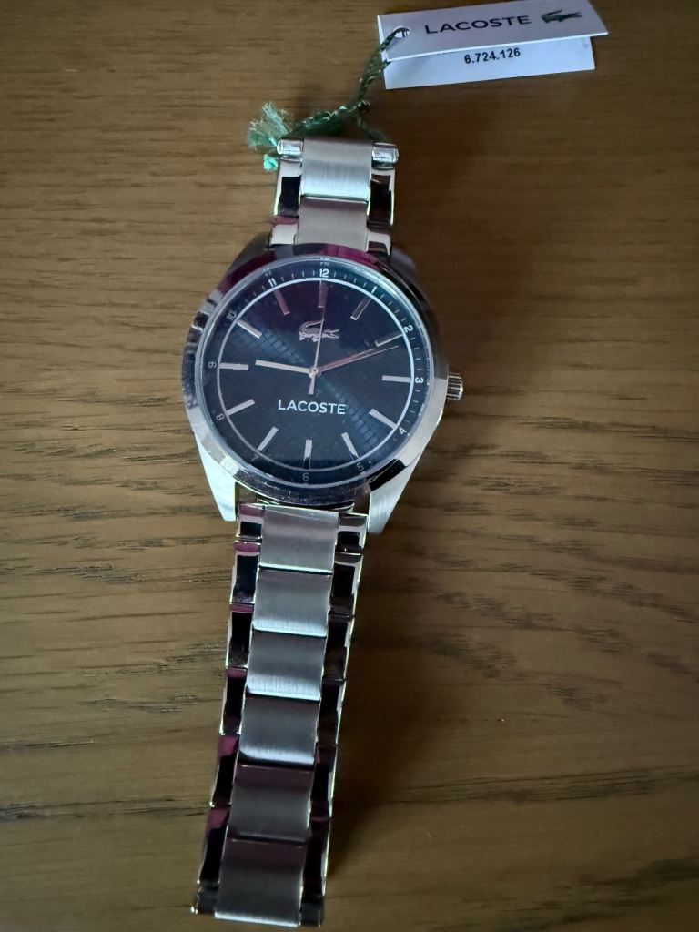 Men’s Lacoste Edmonton watch - new with tags - collection only
