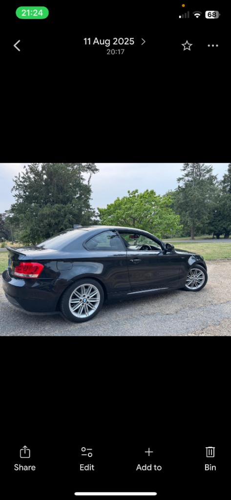 BMW m sport 17inch with good tyres 