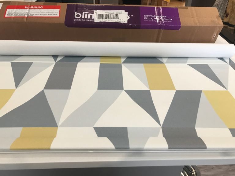 Blinds to go roller blind grey white citrine 