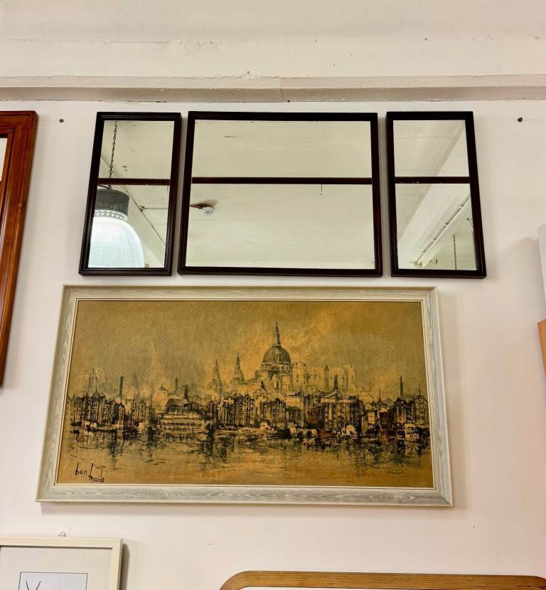 Set of 3 Wall Mirrors by STAG