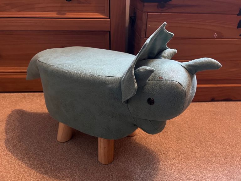 Triceratops Foot Stool