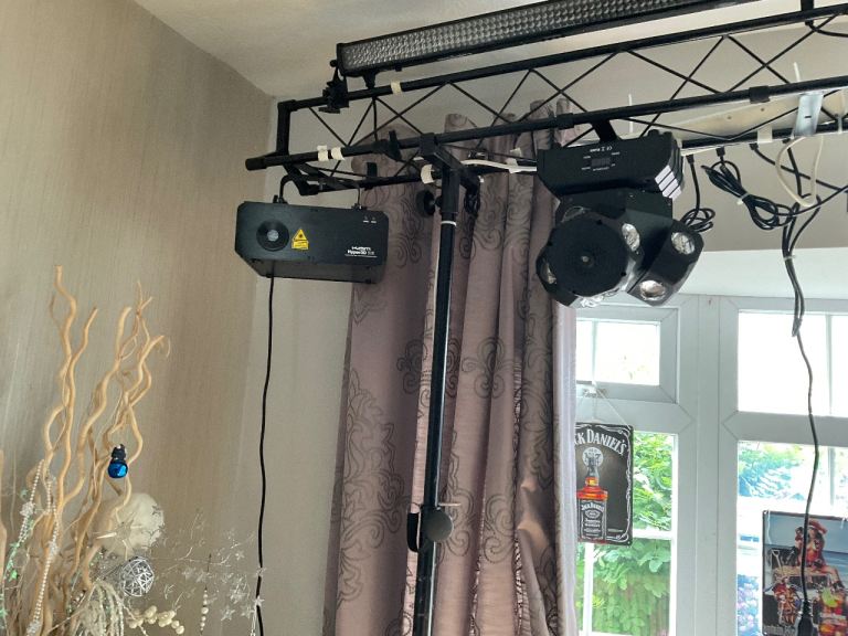 DJ Lighting Rig with Various Effects