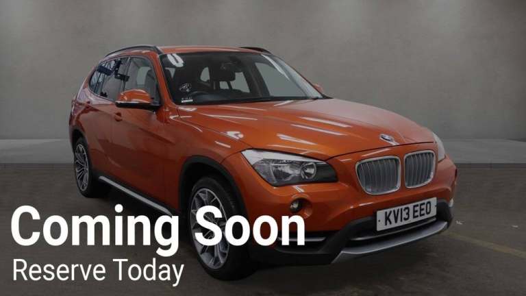 2013 BMW X1 2013 13-Reg BMW X1 xDrive 20d xLine Auto,VOLCANIC ORANGE,SAT NAV,FSH!! ESTATE Diesel ...