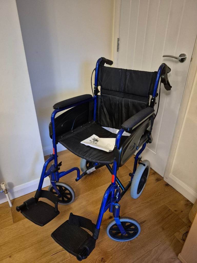 Invacare Alu Lite wheelchair in purple