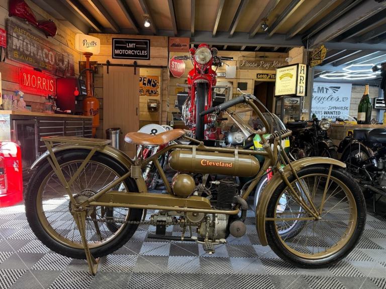 1917 Cleveland A2 WWI US Army Dispatch Bike 221cc, outstanding