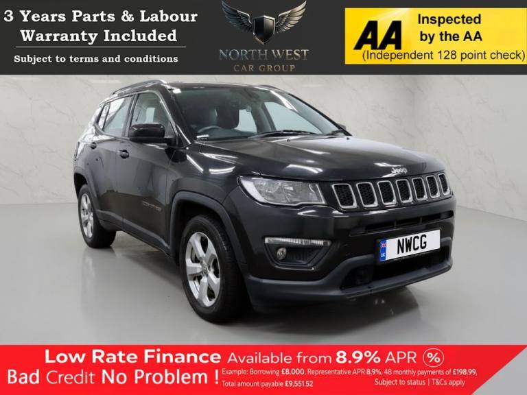 2019 Jeep Compass 1.6 MultiJetII Longitude SUV 5dr Diesel Manual Euro 6 (s/s) (120 ps) ***DRI EST...