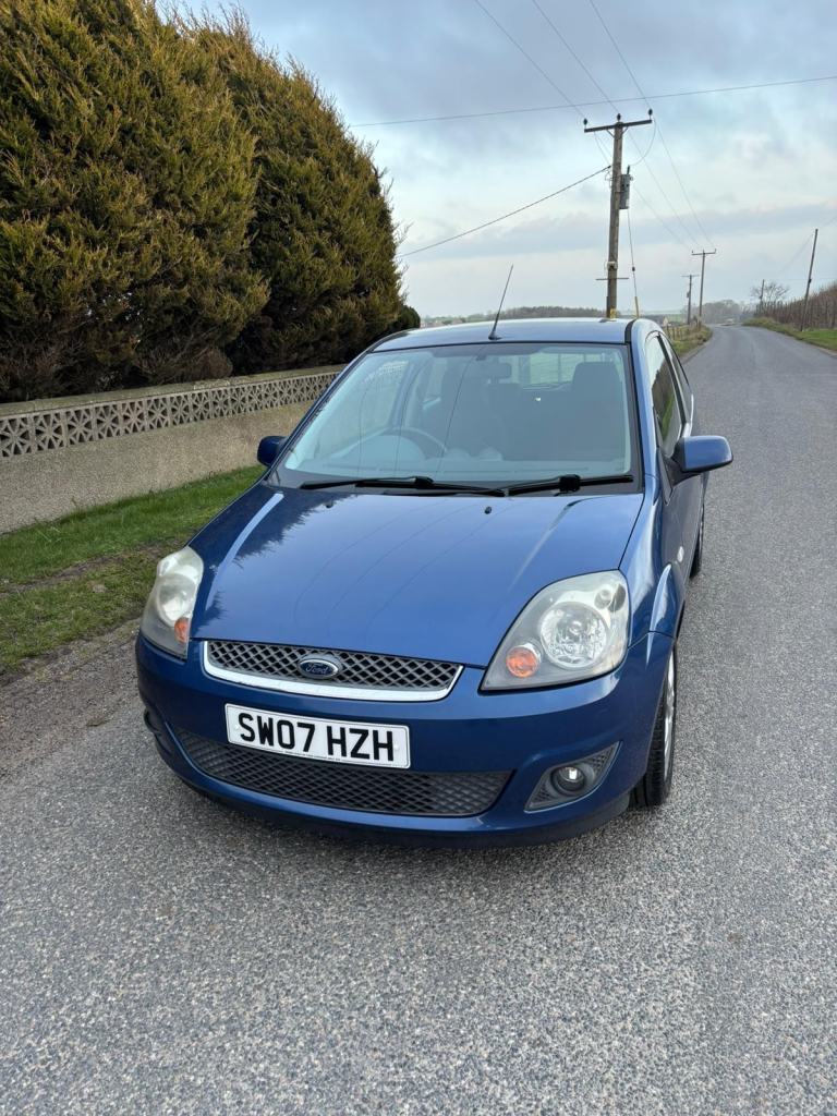 2007 07 Ford Fiesta Zetec Climate 1.2 Petrol Blue 3 Door MOT 01/2027.