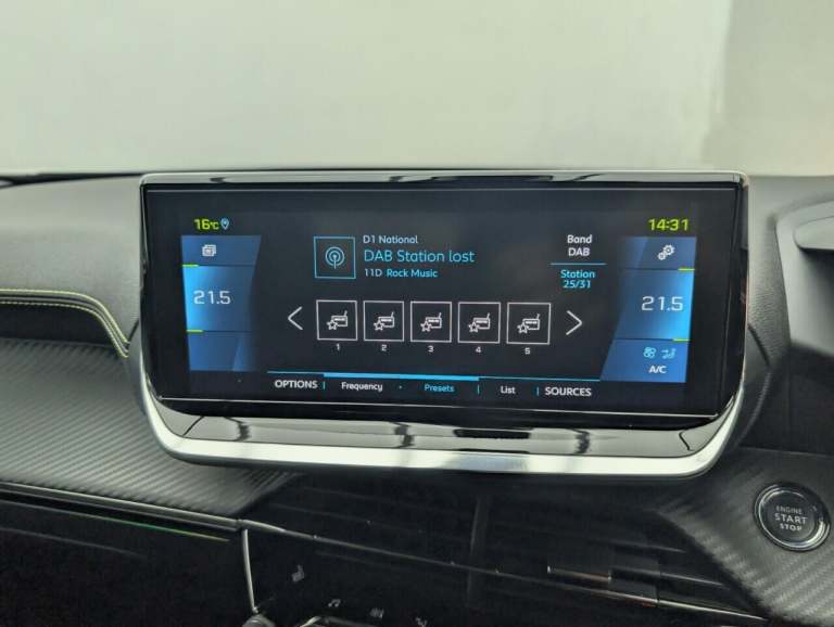 2021 Peugeot E-2008 50kWh GT SUV 5dr Electric Auto (136 ps) - SAT NAV, HEATED SEATS, ALLOY HATCHB...