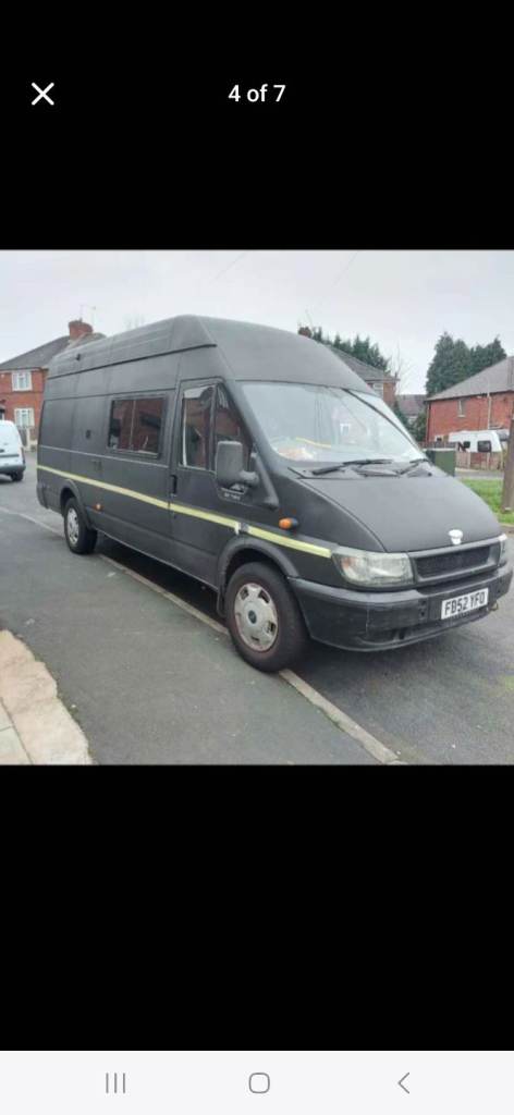 Ford transit LWB with awning