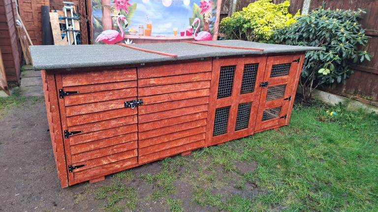8ft long kennel & Run ( New )