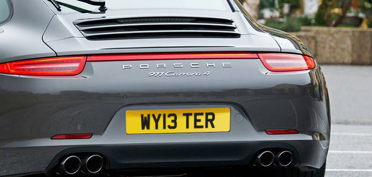 private registration (cherished reg no) WY13 TER