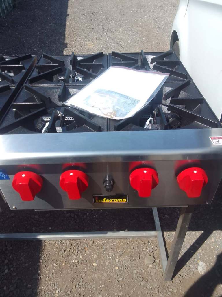 Catering trailer equipment gas tabletop hob burners cookers restaurant kitchen item