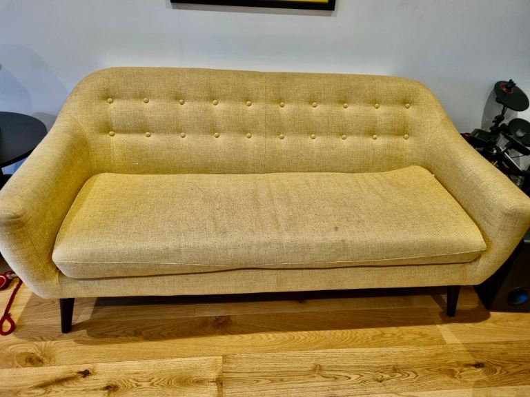 Mustard sofa 