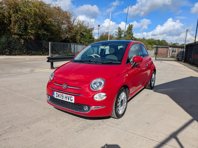 2019 Fiat 500 1.2 Lounge 3dr HATCHBACK Petrol Manual