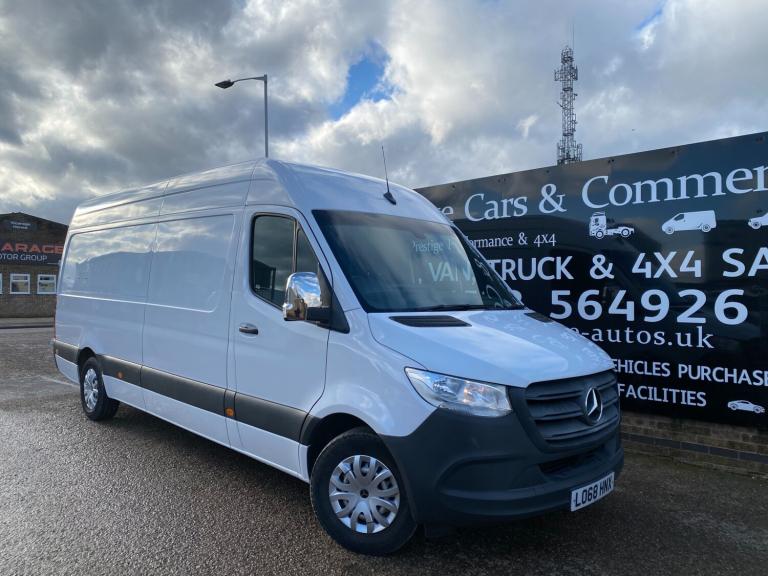 2019 Mercedes-Benz Sprinter 314 CDI 2.1 143 LWB L3H2 HI ROOF PANEL VAN 140K FMBSH CAMERA INSULATE...
