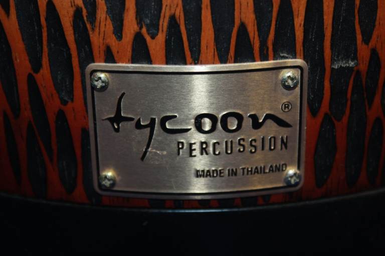 Tycoon Master Handcrafted Original Series Bongos Black Rims 7in + 8.1/2in Great Condition ~ £95 ono