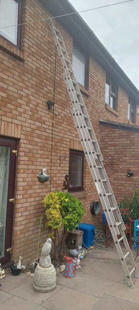 3 Metre triple ladders.